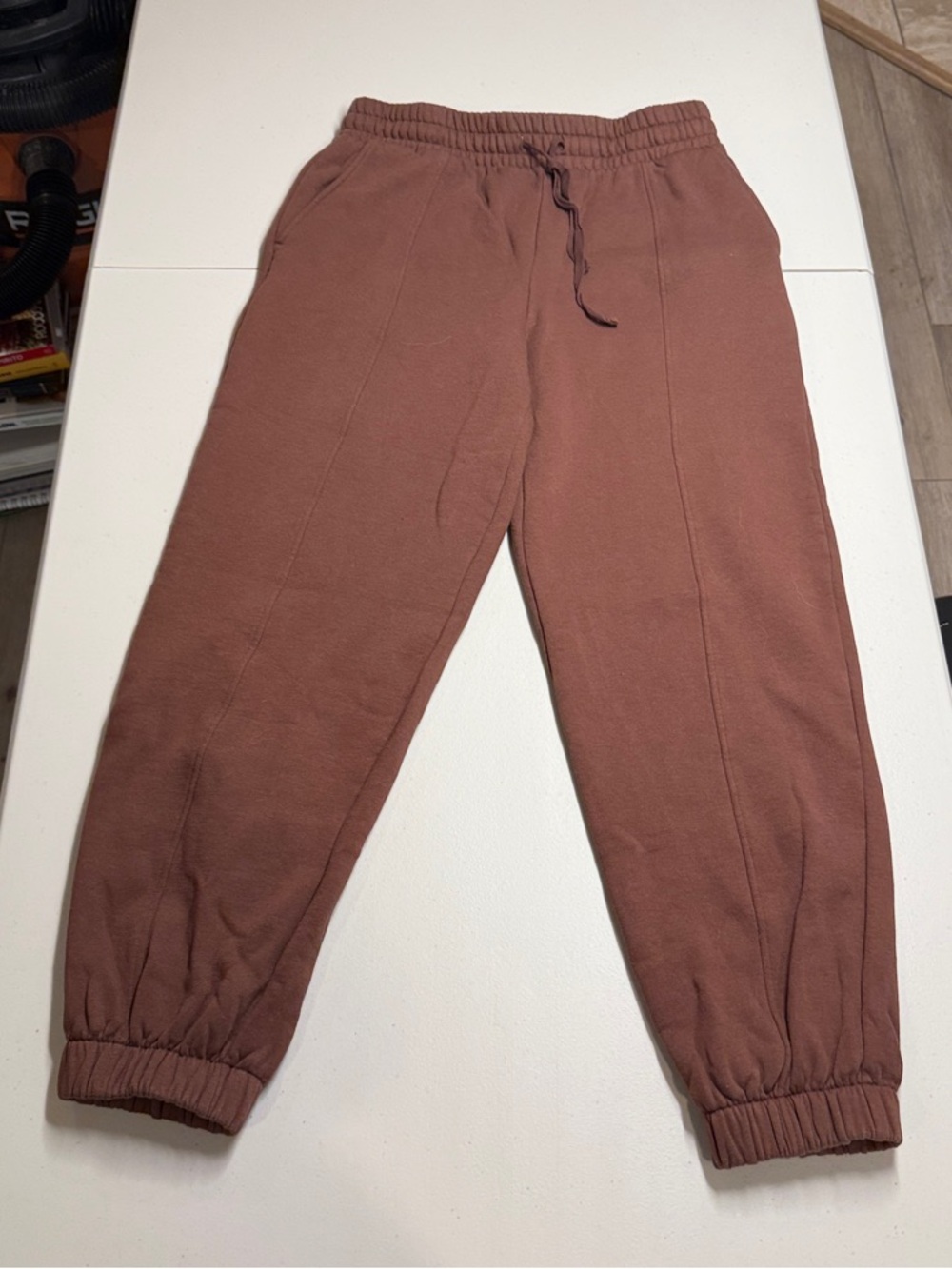 Women's Dusty Rose Jogger Pants - Casual Elastic Waist